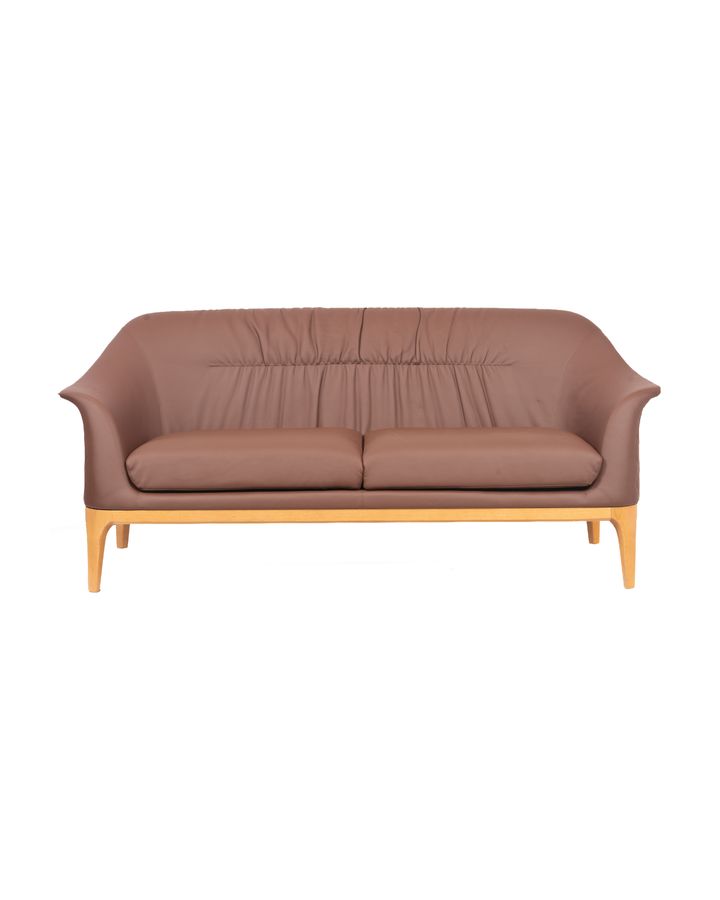 Lot 551: Tonin Casa “Tiffany” Leather Sofa