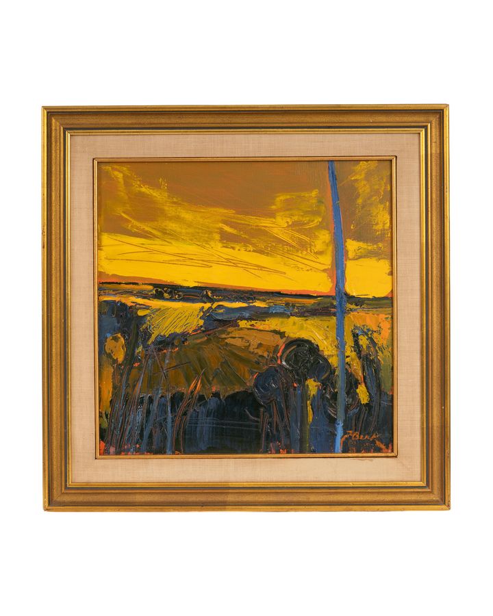 Henrietta Berk “Changing Weather” Oil on Canvas