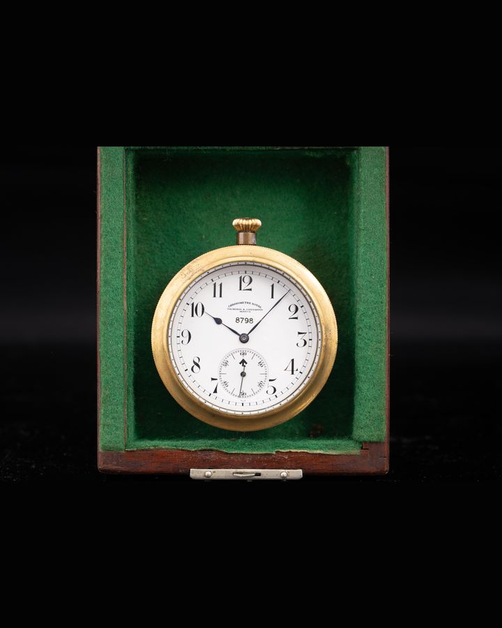 Lot 706: Vacheron Constantin Chronomètre Royal Deck Watch in Fitted Box, 1916–1918